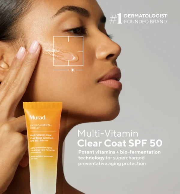 Multi Vitamin Clear Coat Broad Spectrum SPF50